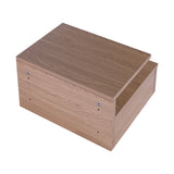 Levede Bedside Tables LED Side Table Storage Drawer Nightstand Wood Oak X2