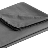 DreamZ 198x122cm Anti Anxiety Weighted Blanket Cover Polyester Cover Only Grey