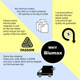 96x Blumax Alternative for Dymo #99013 36mm x 89mm 260L Transparent Labels