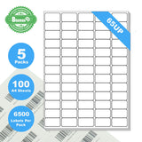 Blumax 500 Sheets A4 Format 65UP White Labels