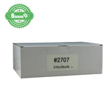 100x 270mm x 200mm x 95mm White Carton Cardboard Shipping Box (#2707) for 3KG satchel