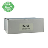 100x 270mm x 200mm x 100mm White Carton Cardboard Shipping Box (#2708)