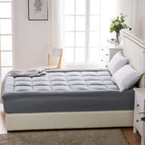 Dreamz Mattress Topper Bamboo Fibre Luxury Pillowtop Mat Protector Cover King