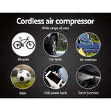 Giantz Portable Air Compressor Digital Hawk Cordless Car Pump Tyre Inflator 12V