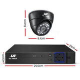 UL-Tech CCTV Security System 2TB 4CH DVR 1080P 2 Camera Sets