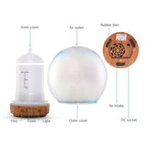 Devanti Aromatherapy Diffuser Aroma Humidifier Ultrasonic 3D Firework Light Oil