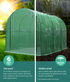 Greenfingers Garden Shed Greenhouse 3X2X2M Green House Replacement *Cover Only