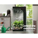 Greenfingers Grow Tent Kit Hydroponics Ventilation Kit 4" Fan Carbon Filter Duct