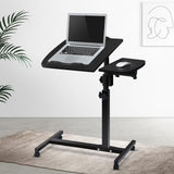 Artiss Laptop Table Desk Adjustable Stand - Black