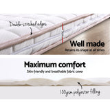 Giselle Bedding Memory Foam Mattress Topper Bed Underlay Cover King 7cm