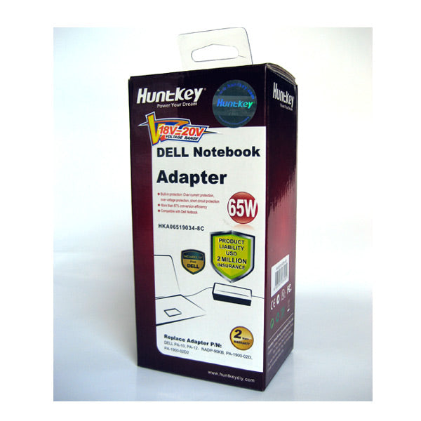 Huntkey DELL Notebook Adapter 65W  (HKA06519034-8C)