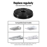Devanti Fixed Range Hood Rangehood Carbon Charcoal Filters Replacement For Ductless Ventless