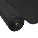 Instahut 50% UV Sun Shade Cloth Shadecloth Sail Roll Mesh Garden Outdoor 3.66x10m Black
