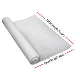 Instahut 30% Shade Cloth 3.66x30m Shadecloth Wide Heavy Duty White