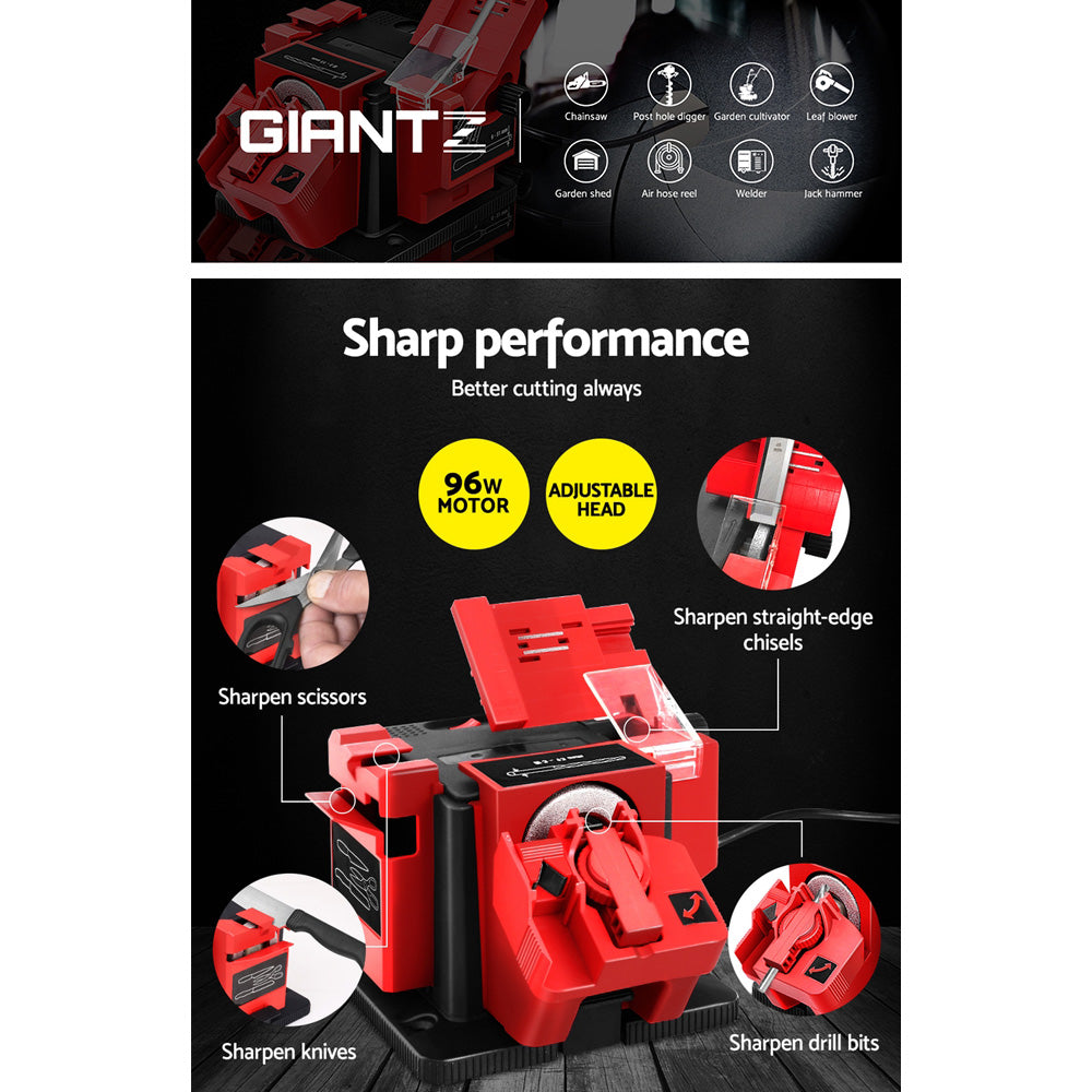 GIANTZ Electric Multi Tool Sharpener Function Drill Bit Knife Scissors Chisel