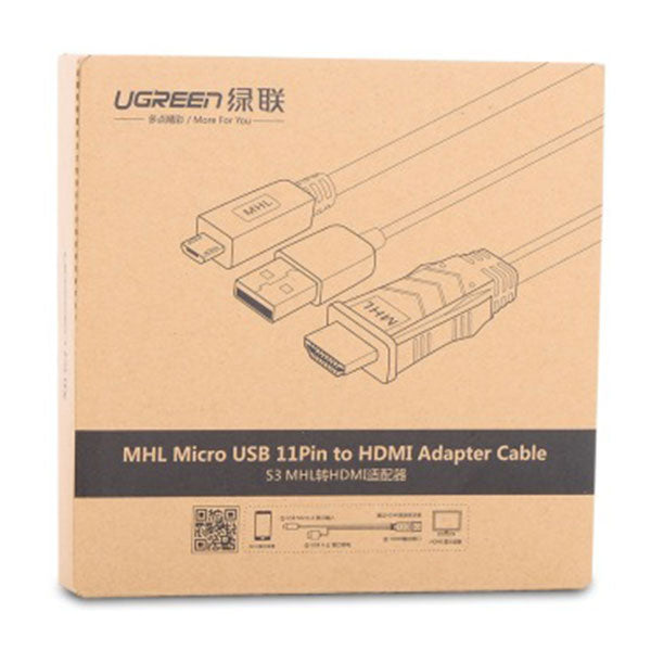 UGREEN MHL Micro USB 11 Pin to HDMI Adater Cable 2M (20139)