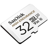 SANDISK HIGH ENDURANCE MICROSDHC CARD SQQNR 32G UHS-I C10 U3 V30 100MB/S R 40MB/S W SD ADAPTOR SDSQQNR-032G-GN6IA