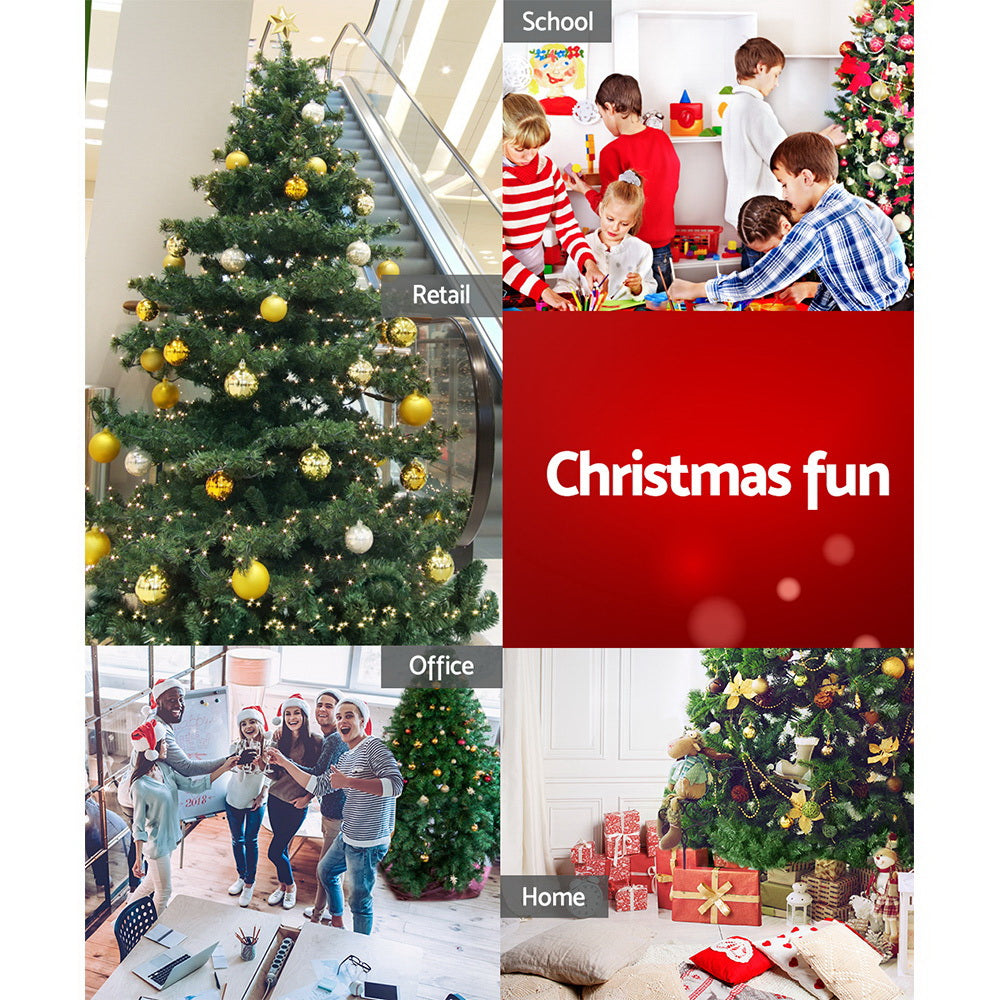 Jingle Jollys 1.8M 6FT Christmas Tree Xmas Decoration Green Home Decor 800 Tips Green