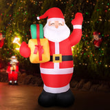Jingle Jollys Christmas Inflatable Santa 2.4M Outdoor Xmas Decorations Lights
