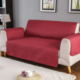 Sofa Cover Couch Covers Protector Slipcovers 3 Seater Reversible Black/Red
