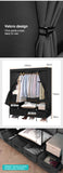 Levede Portable Wardrobe 4 Drawers Storage Cabinet Organiser With Shelves