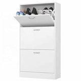 Shoe Cabinet Shoes Storage Rack Organiser 36 Pairs White Shelf Cupboard