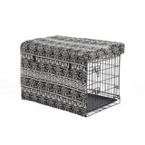 Crate Cover Pet Dog Kennel Cage Collapsible Metal Playpen Cages Covers Black 42"