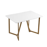 Dining Table Legs Steel Coffee Modern White Top Tables Shelf Industrial Metal