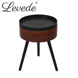 Levede Coffee Side End Tables Antique Storage Modern Bedside Table Plant Stand