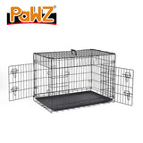 PaWz Pet Dog Cage Crate Kennel Portable Collapsible Puppy Metal Playpen 42"