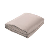 DreamZ 121x92cm Cotton Anti Anxiety Weighted Blanket Cover Protector Beige