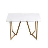 Dining Table Legs Steel Coffee Modern White Top Tables Shelf Industrial Metal