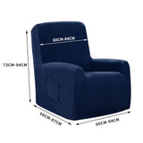 Sofa Cover Recliner Chair Covers Protector Slipcover Stretch Coach Lounge Navy