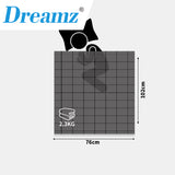 Dreamz Weighted Blanket Cotton Heavy Gravity Kids Deep Relax Relief 2.3KG Grey