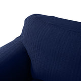 Sofa Cover Slipcover Protector Couch Covers 3-Seater Navy