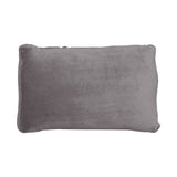 Luxury Flannel Quilt Cover with Pillowcase Silver Grey Super King
