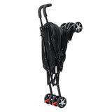 Pet Stroller Dog Cat Pram Foldable Carrier 4 Wheels Large Travel Pushchair Black