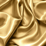 DreamZ Silk Satin Quilt Duvet Cover Set in Single Size in Champagne Colour