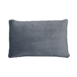 Luxury Flannel Quilt Cover with Pillowcase Dark Grey Queen