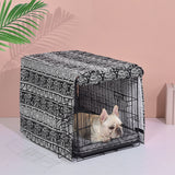 PaWz Pet Dog Cage Crate Metal Carrier Portable Kennel With Bed Cover 30"