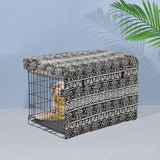 PaWz Pet Dog Cage Crate Metal Carrier Portable Kennel With Cover 36"