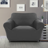 Sofa Cover Slipcover Protector Couch Covers 1-Seater Dark Grey