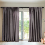 2X Blockout Curtains Curtain Living Room Window Grey 240CM x 230CM
