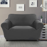 Sofa Cover Slipcover Protector Couch Covers 2-Seater Dark Grey