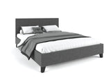 Palermo Bed Frame Charcoal Double