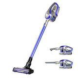 Devanti Cordless 150W Handstick Vacuum Cleaner - Grey and Blue