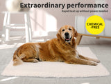 PaWz Pet Bed Dog Beds Bedding Heated Pet Bed Soft Mattress Cushion Pillow Mat L